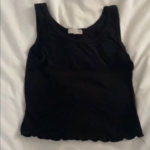 black tank top